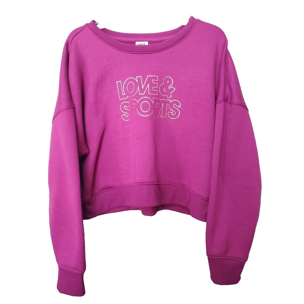 Love & Sports Women's Vibrant Pink Hoodie